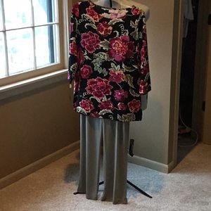 Chico’s Travelers Top and Slacks